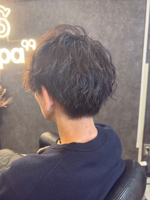 ルーズパーマ/ゆるめ/メンズパーマ/ツイストスパイラル