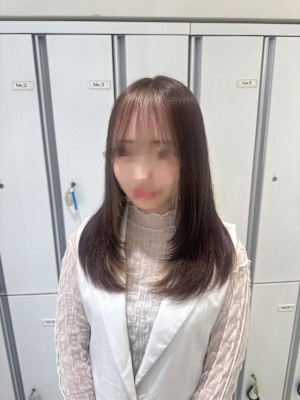 透明感カラー/ブリーチなしWカラー/髪質改善/伊勢原