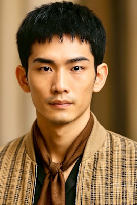 サーフカール&ブルーブラック　フェザーパーマ