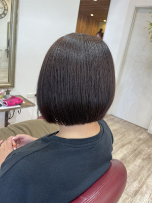 艶ボブ/楽ヘア/サラサラ