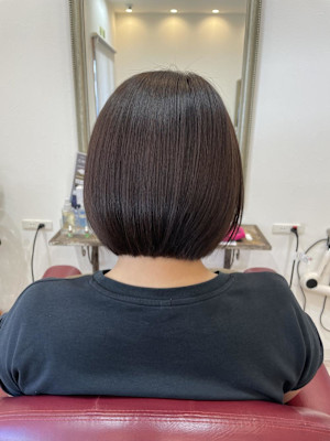 ショートボブ/ボブ/セットが楽