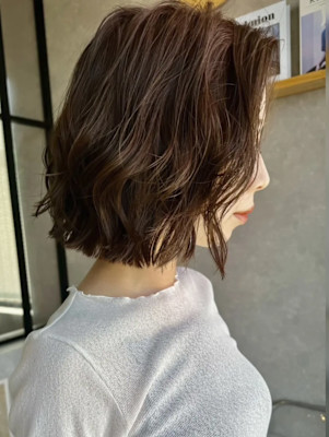 ボブ/ニュアンスパーマ