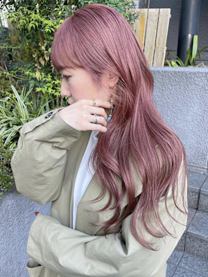 モーブピンク/ローズブラウン/コーラルオレンジ