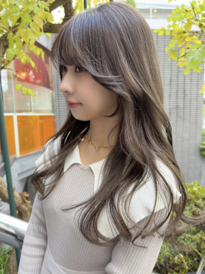 ヘーゼルグレージュ/オリーブグレー/バタフライカット