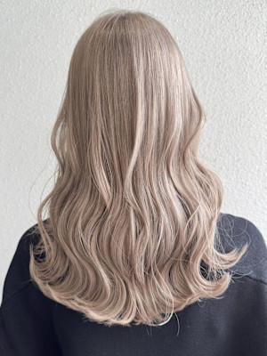 パールベージュ/ホワイトブロンド/アッシュブロンド