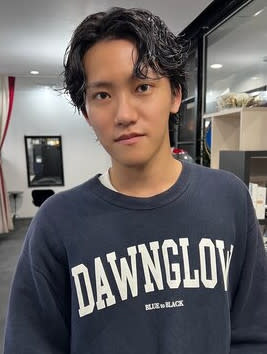 メンズ/波巻きパーマ