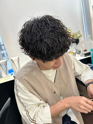 波巻きスパイラルパーマ