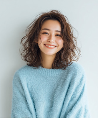 優しめワイルドパーマ