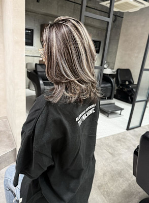 ★ミディアムレイヤーに映えるハイライト★