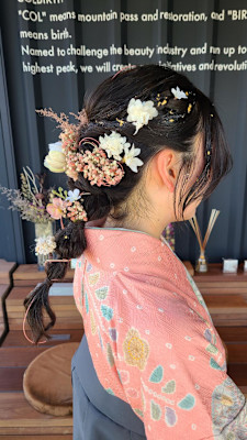 【南部担当】卒業式着付け&ヘアセット/水引アレンジ