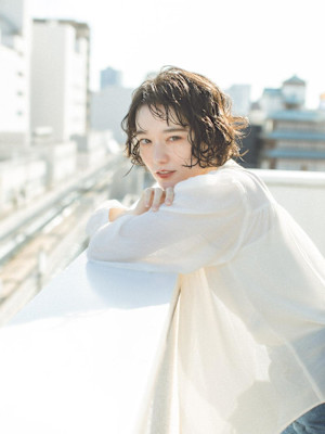 ショートボブ　ナチュラル　パーマ