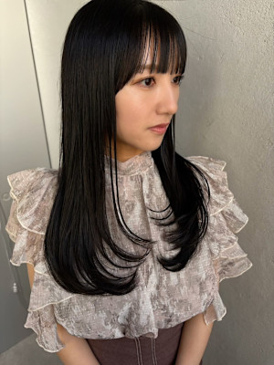 ロングレイヤースタイル