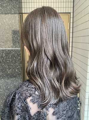 透明感カラー/オリーブグレージュ/イルミナカラー