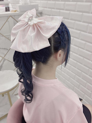 あみかちゅでかりぼんポニーテール＊まゆ