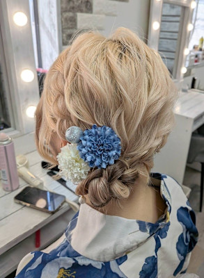 浴衣ヘアセット