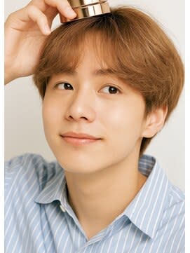 サーフカール&ブルーブラック　フェザーパーマ