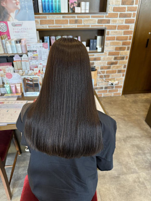 color＆treatmentでサラサラに