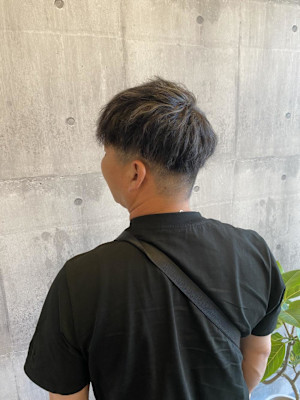 メッシュ×ホワイトシルバー