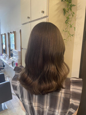 オリーブグレージュ【髪質改善　錦糸町】