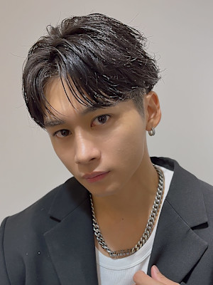 メンズ韓国ヘア/コンマバング/メンズパーマ