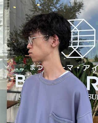 【かえで】メンズパーマ/清潔感/波巻き/ツイスト/スパイラル