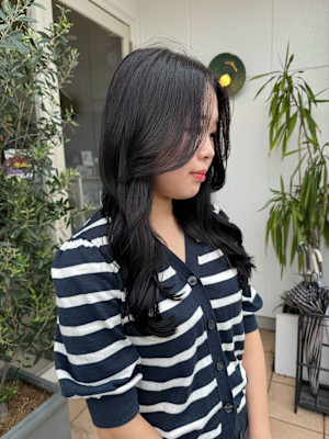 【るん】透明感カラーダークグレージュ髪質改善オルチャン