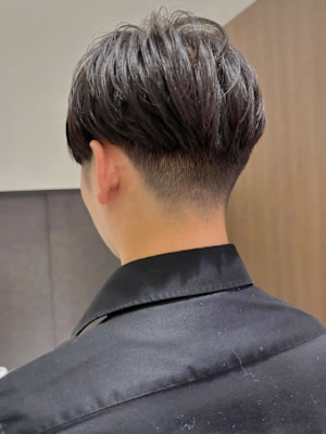 メンズカット*ショート*黒髪*刈り上げ*ツーブロック