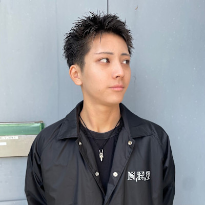 メンズ/men's/スパイキーショート/刈り上げあり