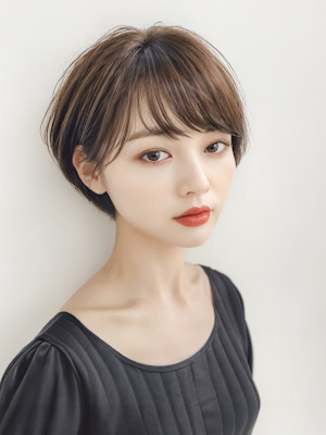 20代30代40代　上品大人可愛いマッシュショート＃3