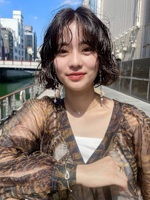 ナチュラルボブパーマ