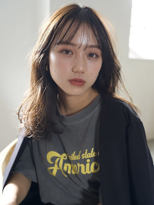 セミロングレイヤー