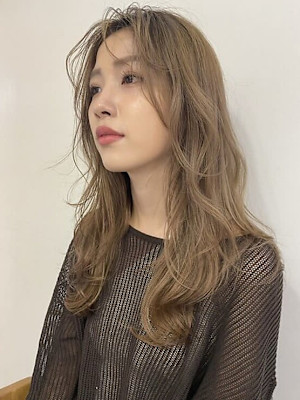 透明感ミルクティーアッシュベージュ