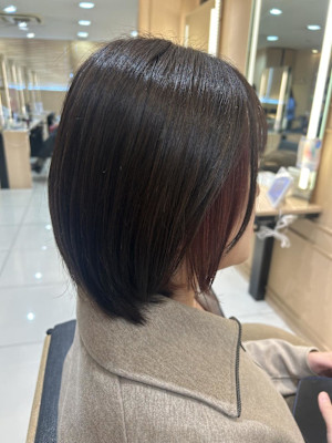 イヤリングカラー×ピンク