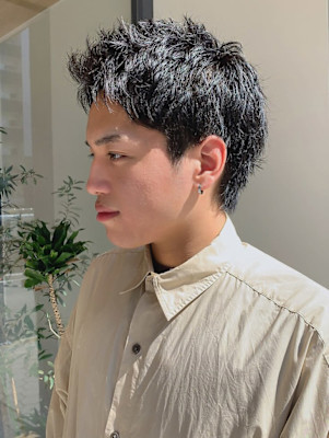 メンズベリーショート*メンズカット*ビジネスマン*黒髪