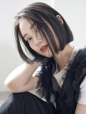 クラッシーボブ*切りっぱなしボブ*ミニボブ*前髪なしボブ