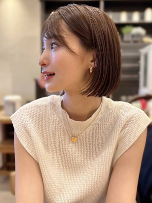 おしゃれママのミニボブ