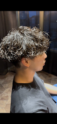 波巻きスパイラルパーマ