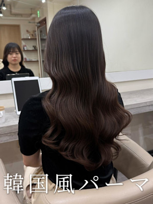 韓国風パーマ/コテ巻き風パーマ/デジタルパーマ/レイヤー