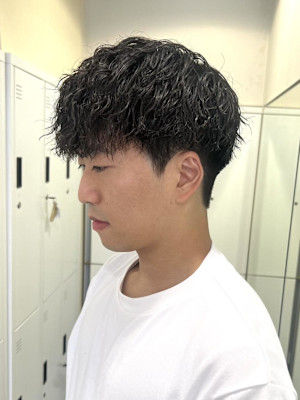 【平山明樹】縦落ちスパイラルパーマ