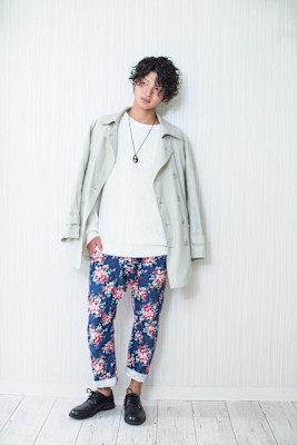 無造作メンズスパイラルパーマ