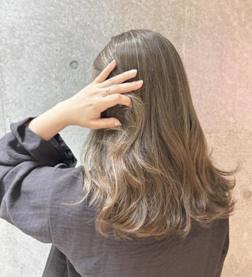 オリーブハイライトカラー☆