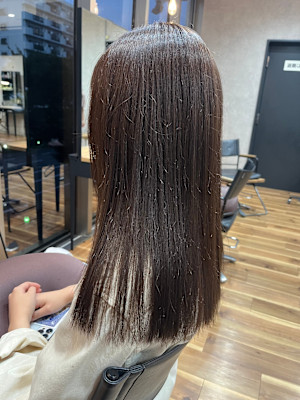 ロング　ラベンダーカラー