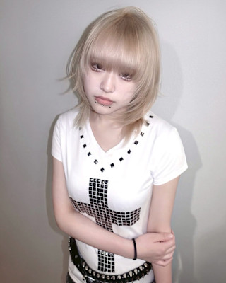 ブロンド　ケアブリーチ　ブリーチカラー　表参道/原宿