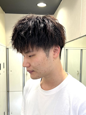 【平山明樹】縦落ちスパイラルパーマ