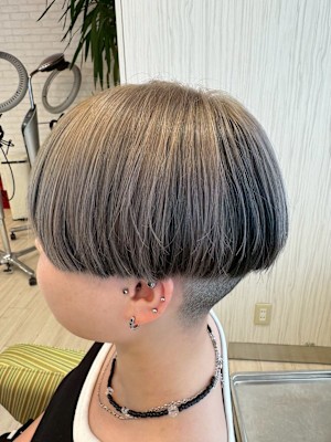 刈り上げ×マッシュ