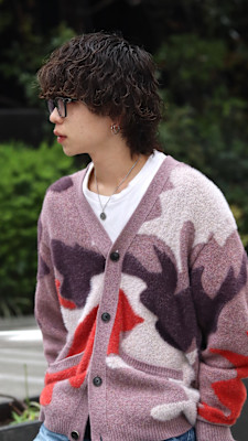 マッシュウルフ　メンズウルフ　波巻きスパイラル　メンズパーマ