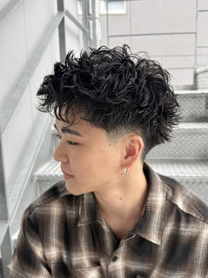 大人ニュアンススパイキーフェード