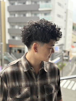 大人ニュアンススパイキーフェード