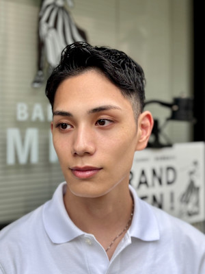 ナチュラルアップバング