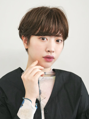 前下がりショート・ボブ/絶壁解消/前髪あり/40代/30代